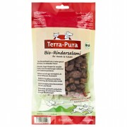 Bio Rindersalami in Scheiben 250g Katze Snack Terra-Pura